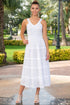Kleid Weiß 23F-842 C FRESH COTTON
